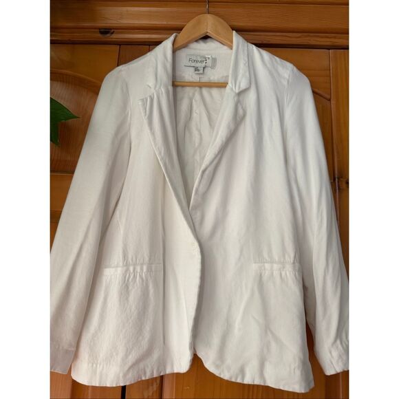 Forever 21 Single-breasted blazer with one button closure SZ S/P - Picture 1 of 10